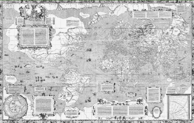 Картограф - Карта мира 1569 год.